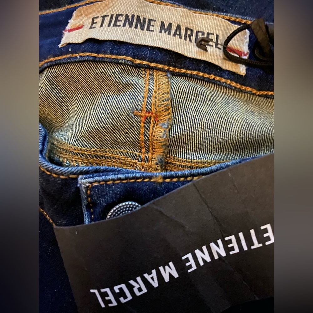 Etienne Marcel Luxe Skinny Jeans Size 30 NWT - French Denim - Picture 5 of 7